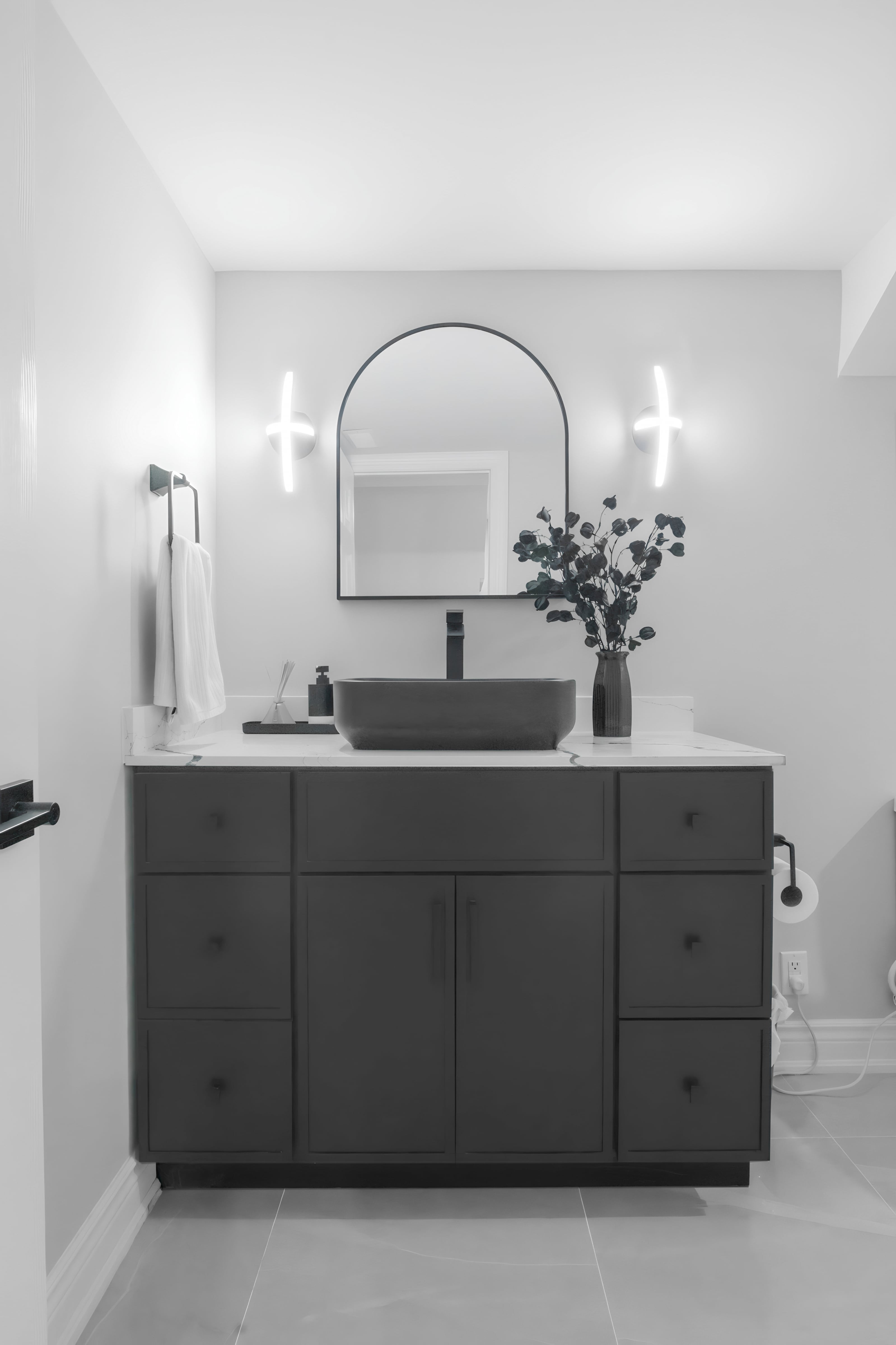 Amarone Basement — Basements interior design in Brampton, ON by Theia Design Studio — photo 9