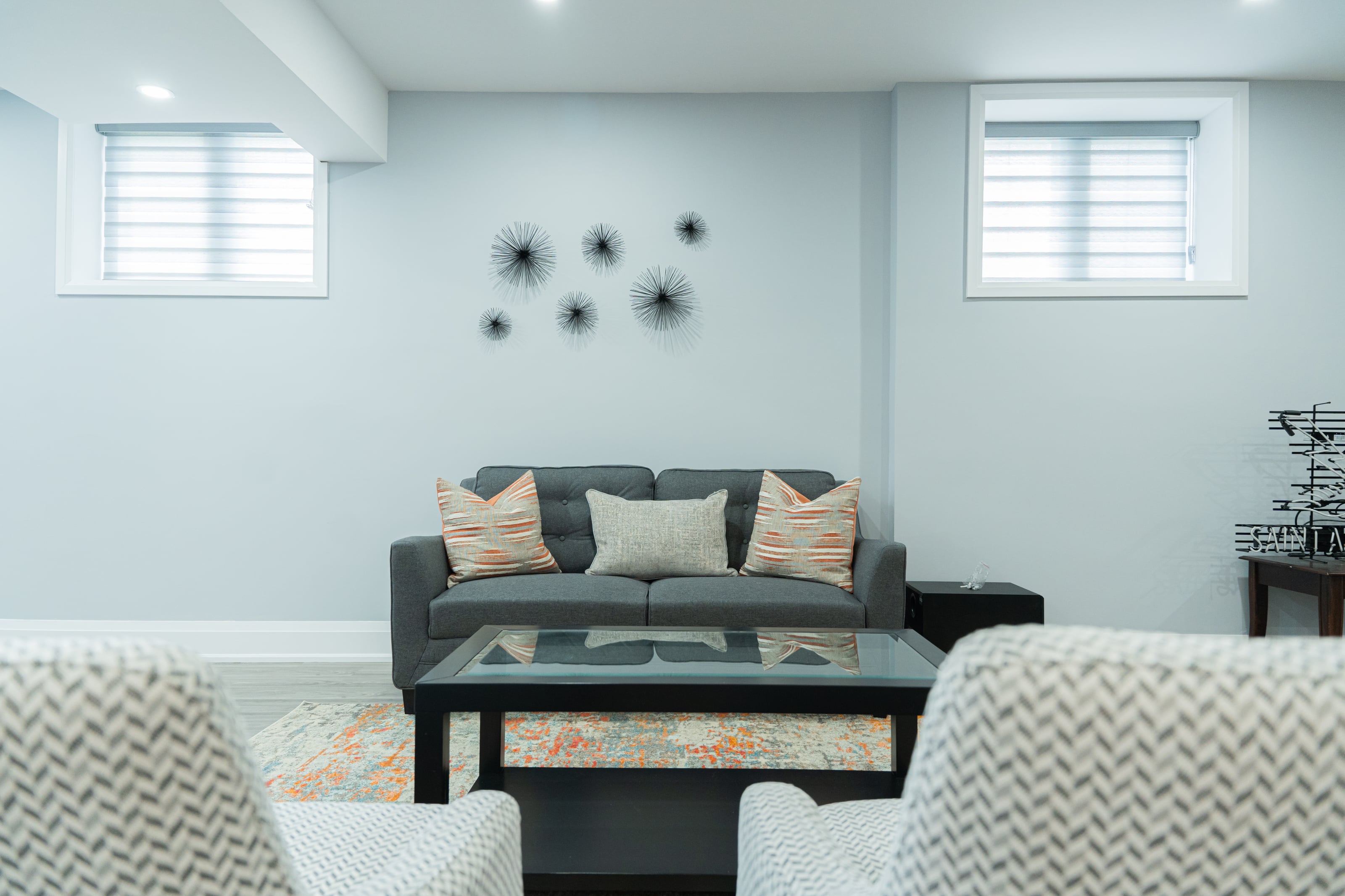 Churchville Basement — Basements interior design in Brampton, ON by Theia Design Studio — photo 2