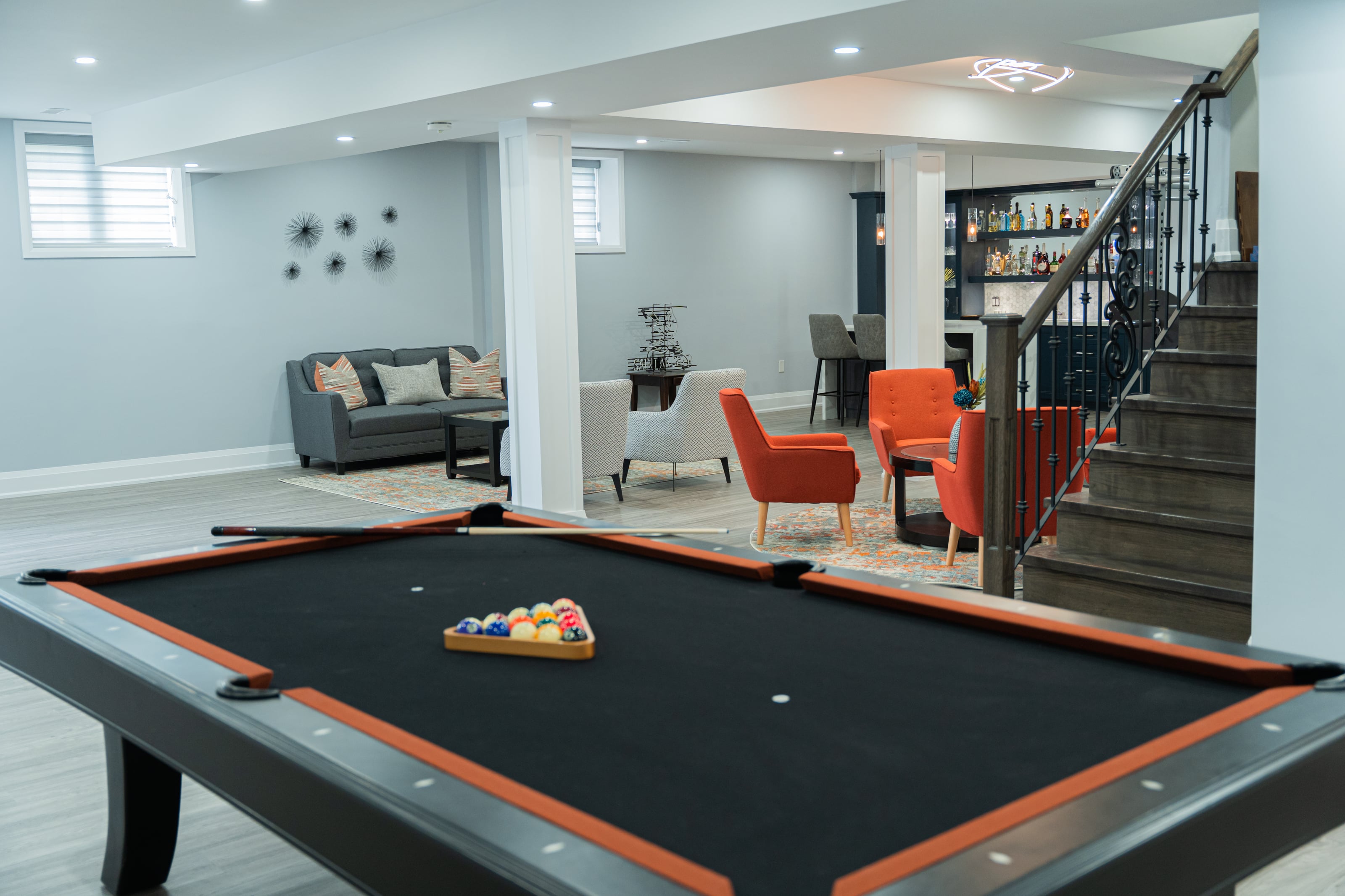 Churchville Basement — Basements interior design in Brampton, ON by Theia Design Studio — photo 3