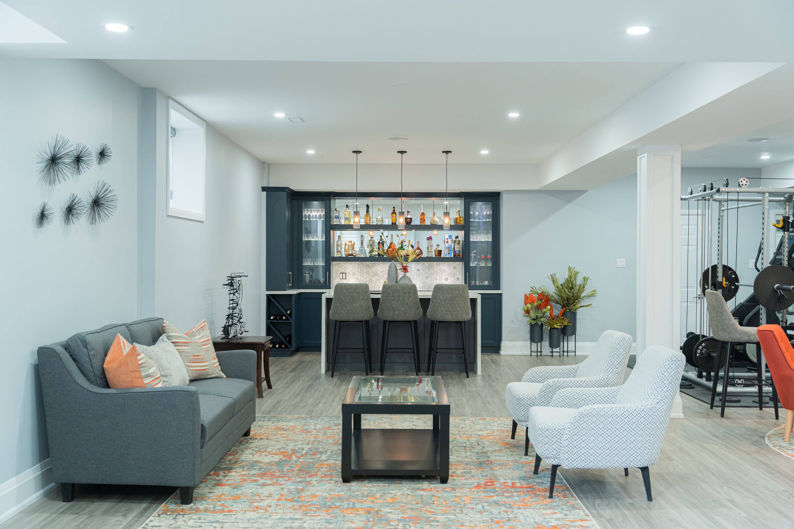 Churchville Basement — Basements interior design in Brampton, ON by Theia Design Studio — photo 4