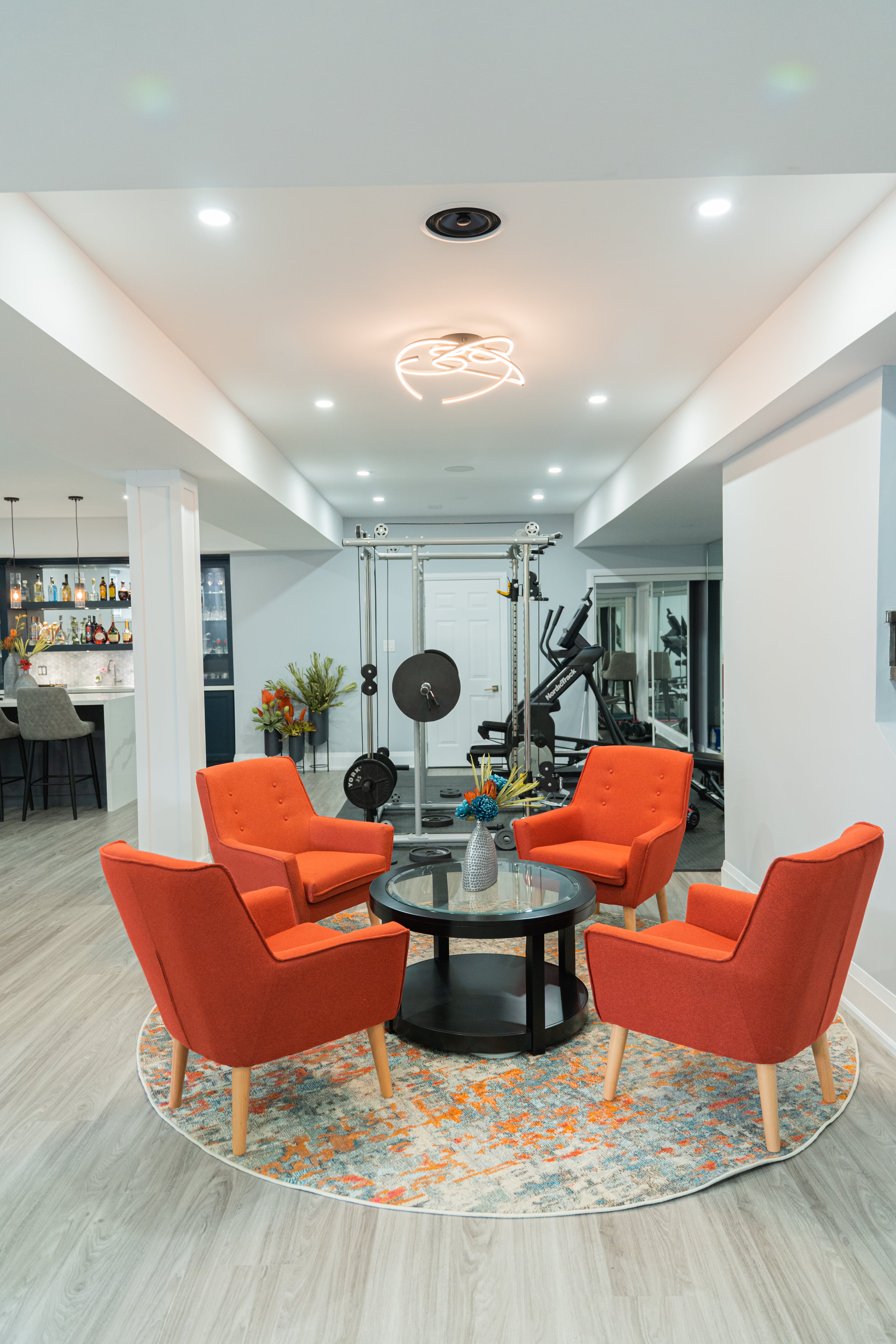 Churchville Basement — Basements interior design in Brampton, ON by Theia Design Studio — photo 9