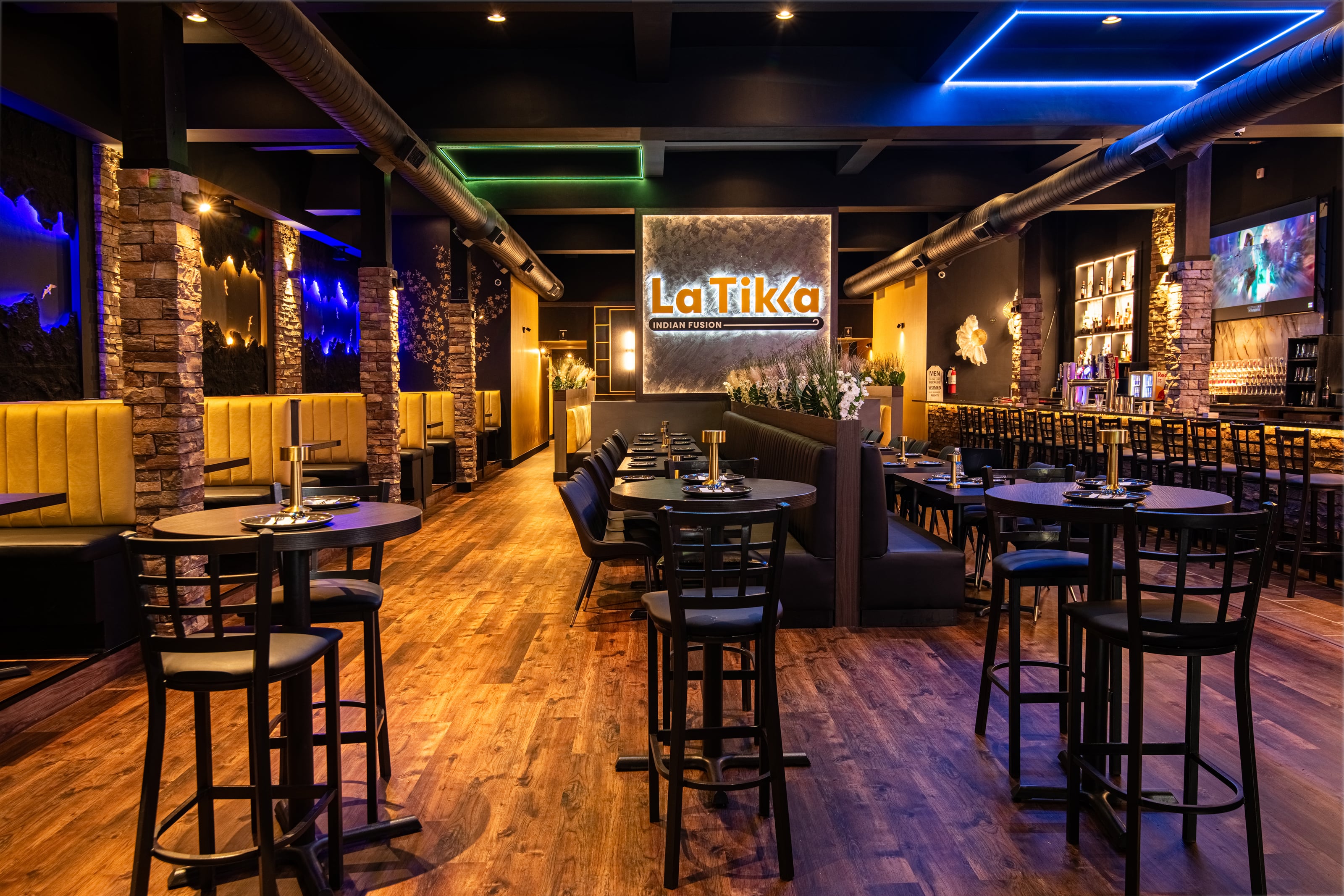 LA TIKKA HAMILTON — Restaurants interior design in Hamilton ON by Theia Design Studio