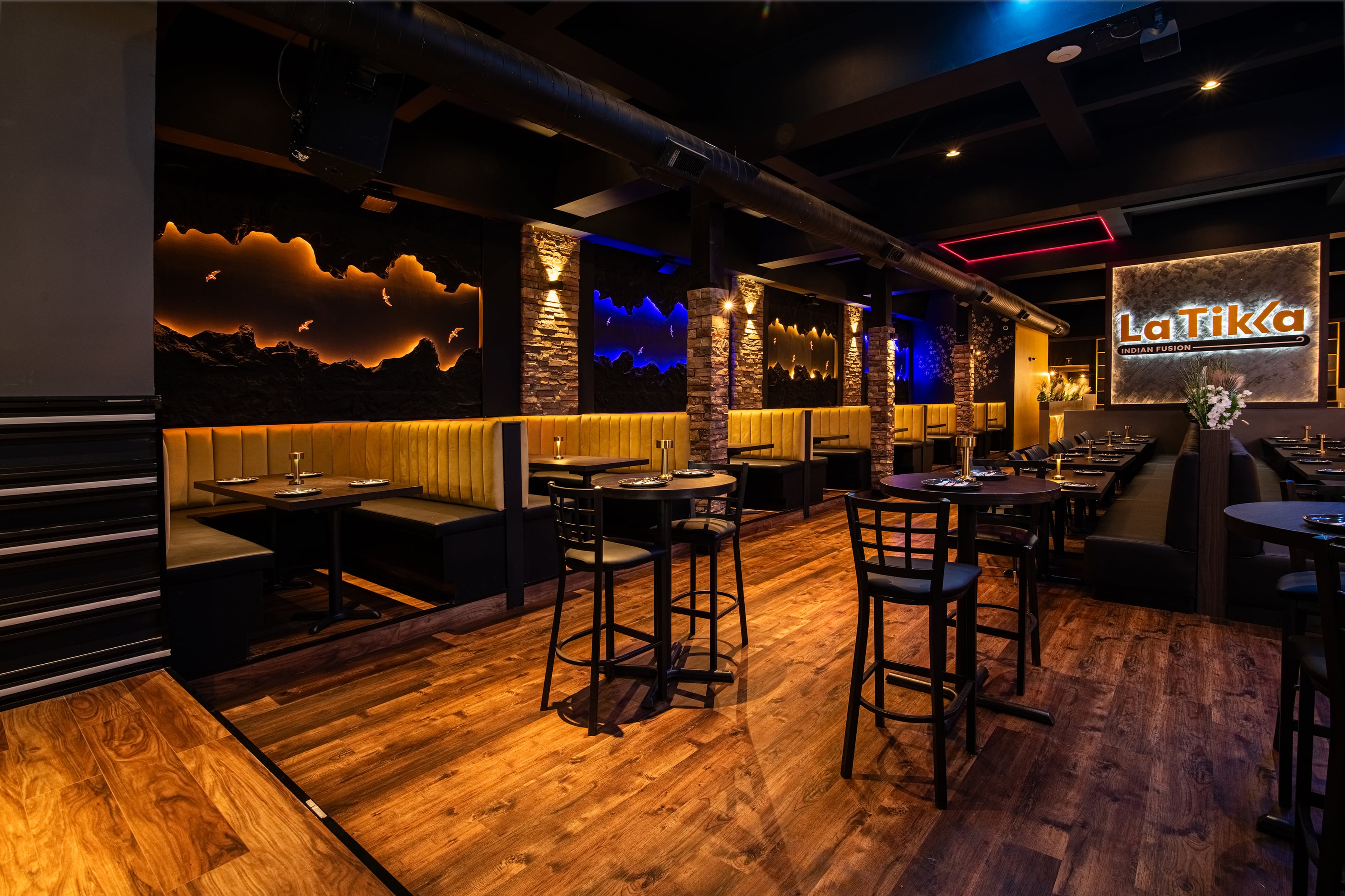 LA TIKKA HAMILTON — Restaurants interior design in Hamilton ON by Theia Design Studio — photo 1