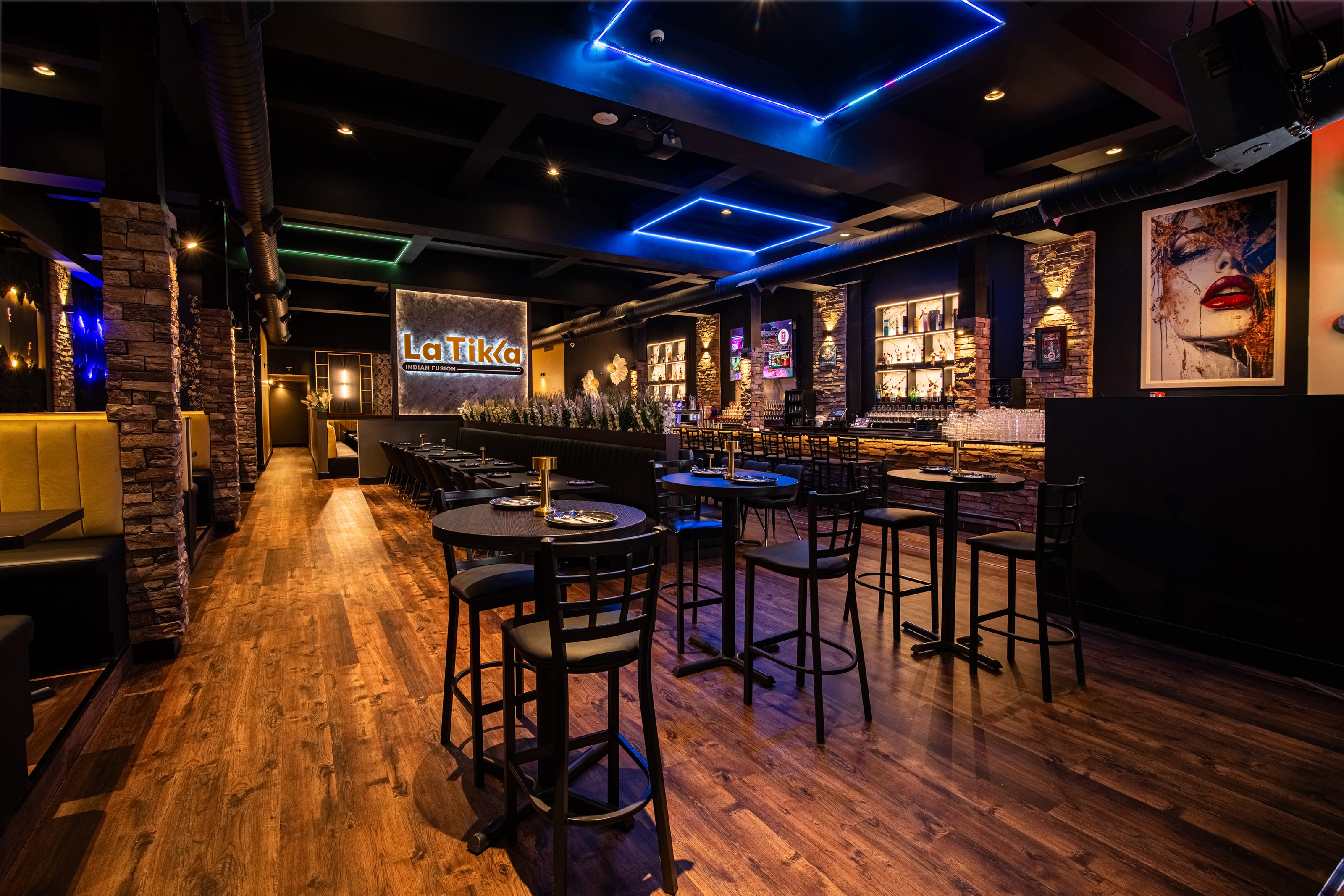 LA TIKKA HAMILTON — Restaurants interior design in Hamilton ON by Theia Design Studio — photo 2