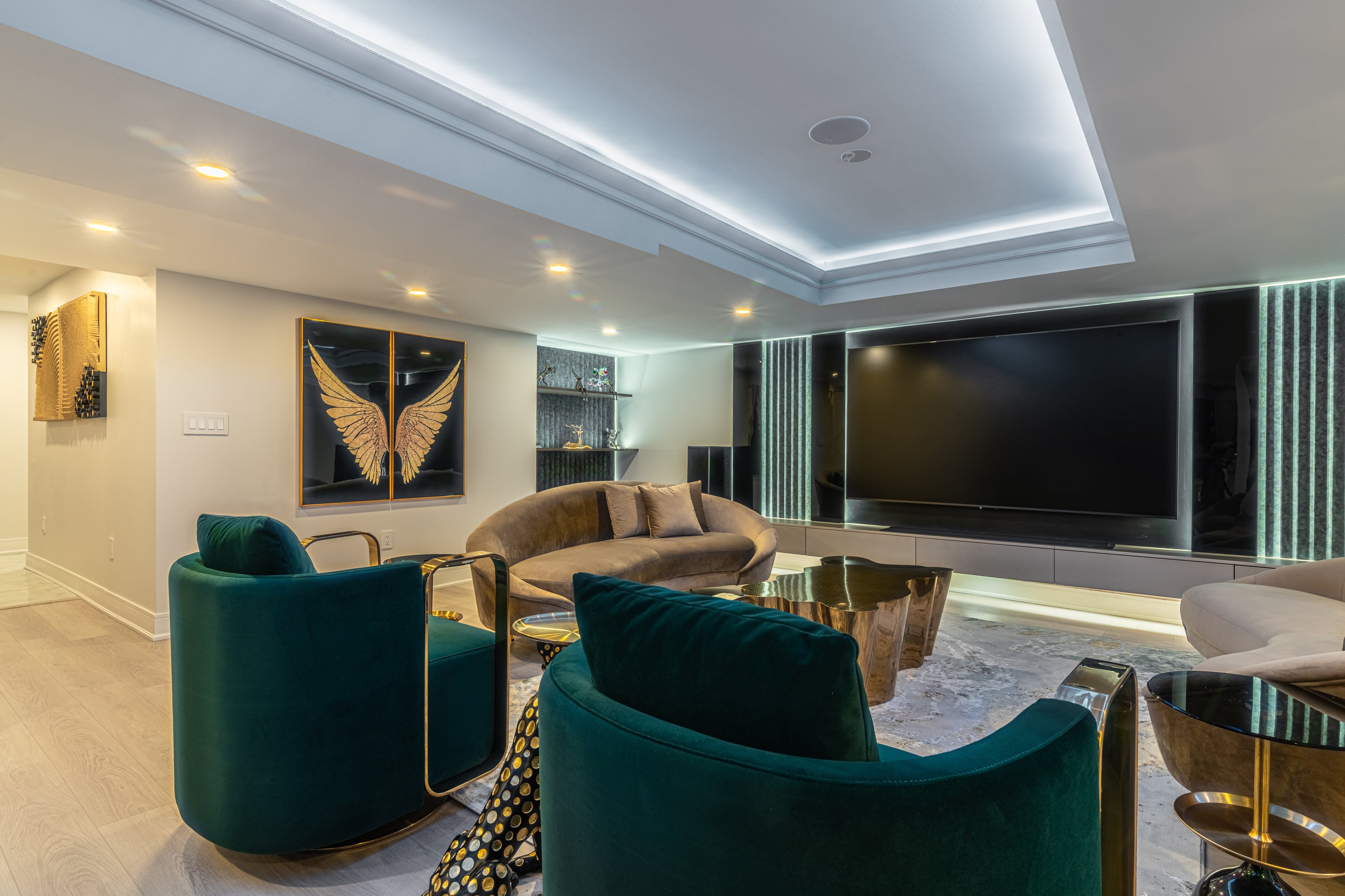 Seacliffe Basement — Basements interior design in Brampton, ON by Theia Design Studio — photo 9